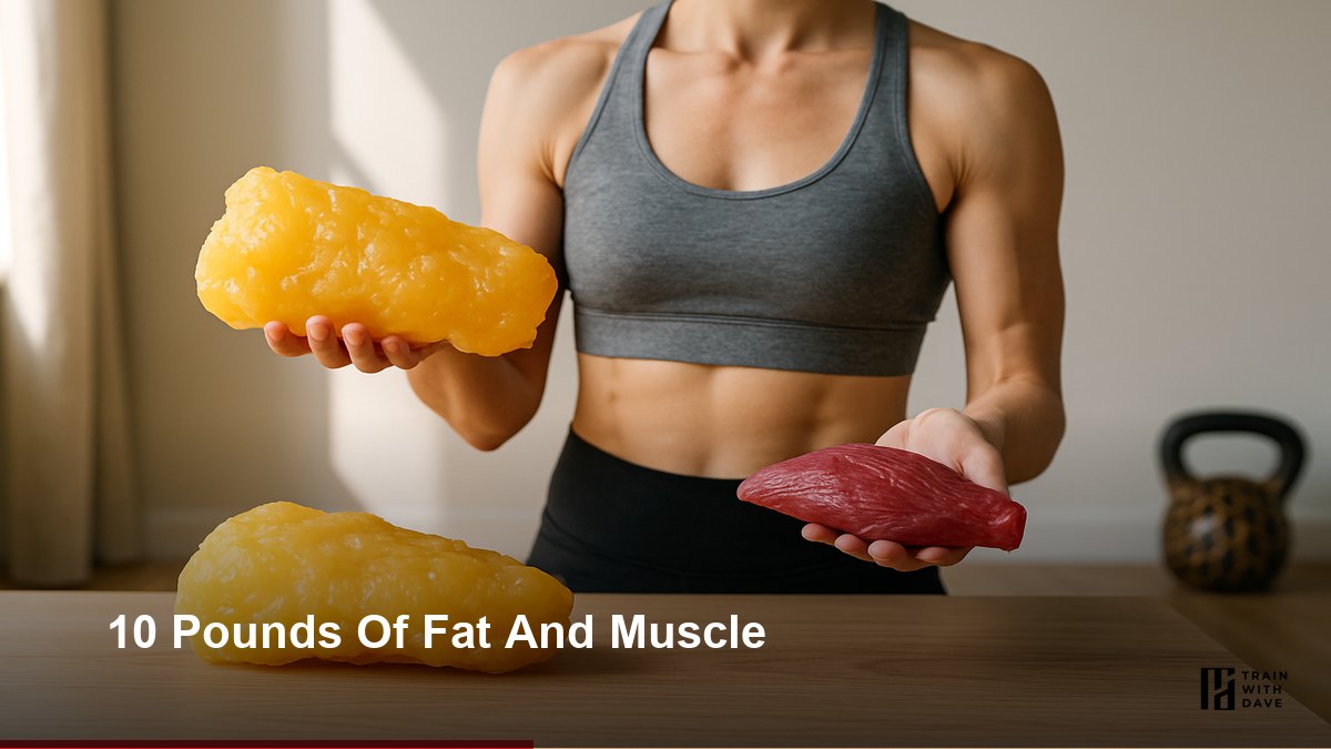10 Pounds of Fat and 10 Pounds of Muscle: What Each Actually Looks Like — Train With Dave