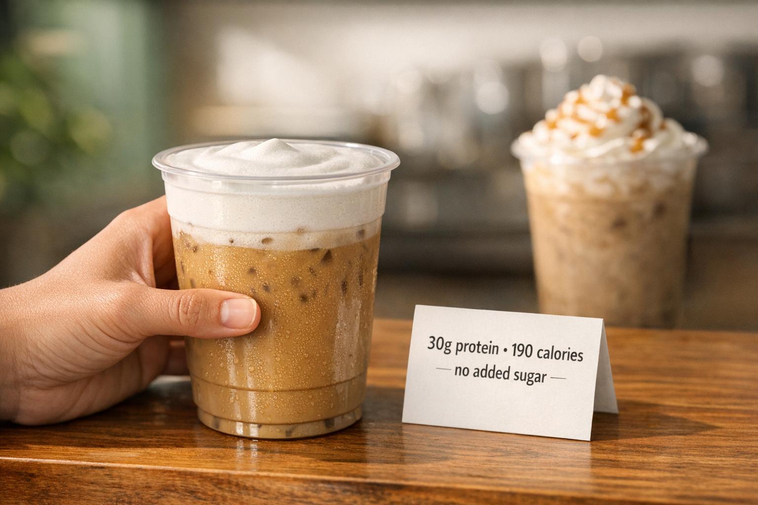 Best High-Protein Starbucks Drinks (No Sugar Bombs): An Orange County Trainer's Guide — Train With Dave