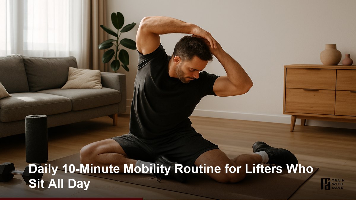 Daily 10-Minute Mobility Routine for Lifters Who Sit All Day — Train With Dave