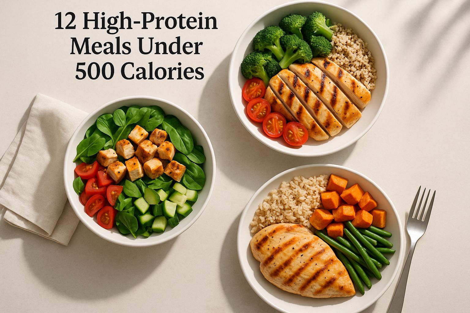 12 High-Protein Meals Under 500 Calories — An Orange County Trainer's Guide — Train With Dave