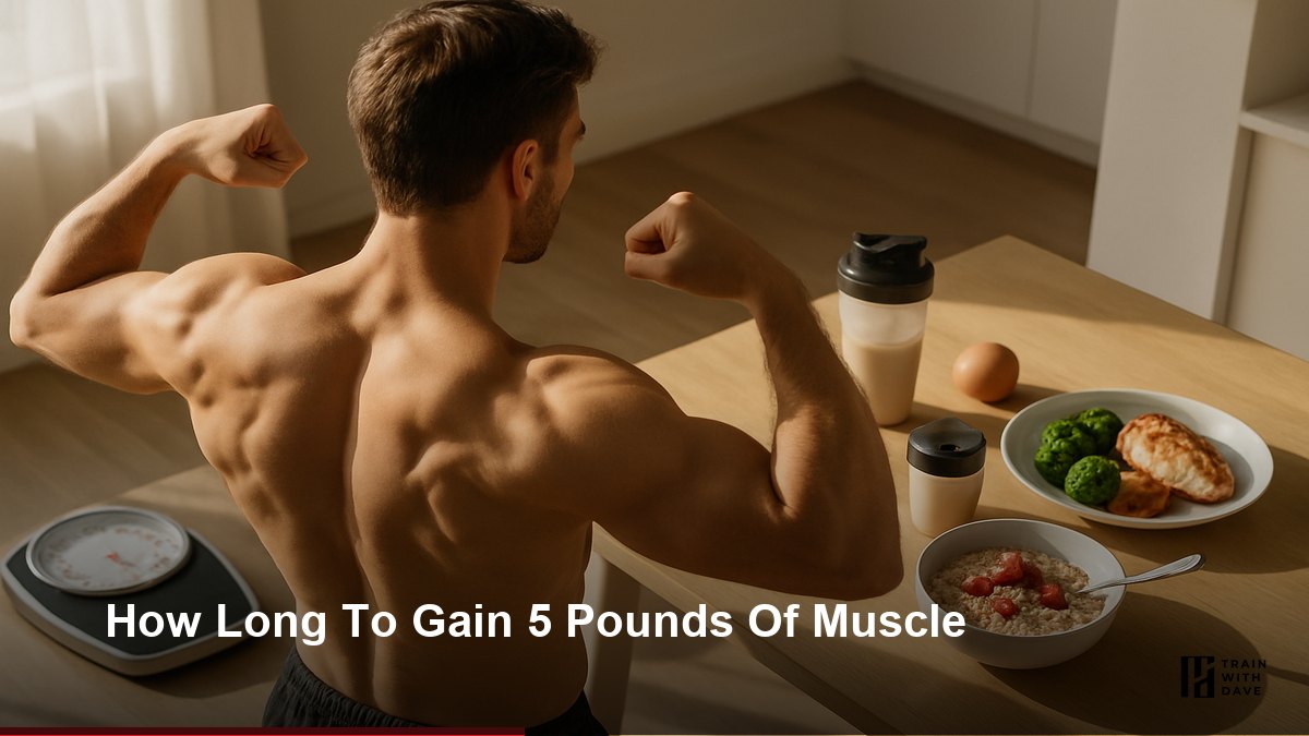 How Long To Gain 5 Pounds Of Muscle — Train With Dave