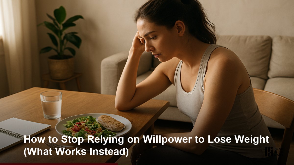 How to Stop Relying on Willpower to Lose Weight (What Works Instead) — Train With Dave