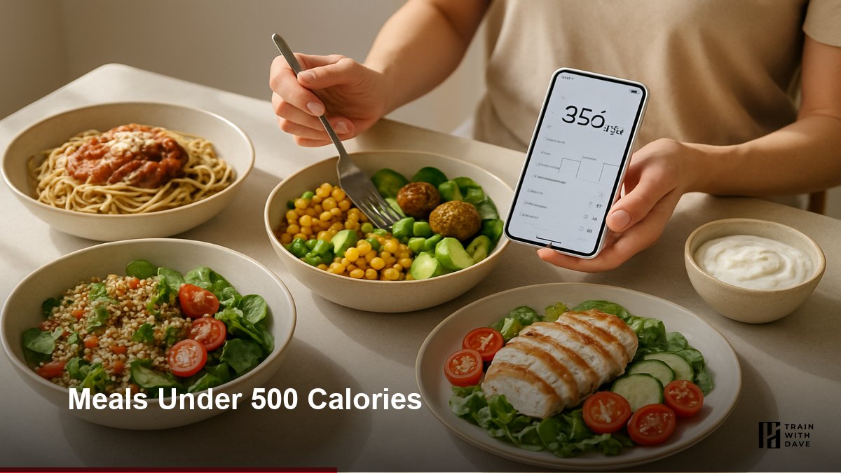 Meals Under 500 Calories: A Trainer's Guide to Tracking, Labels & Real Plates — Train With Dave