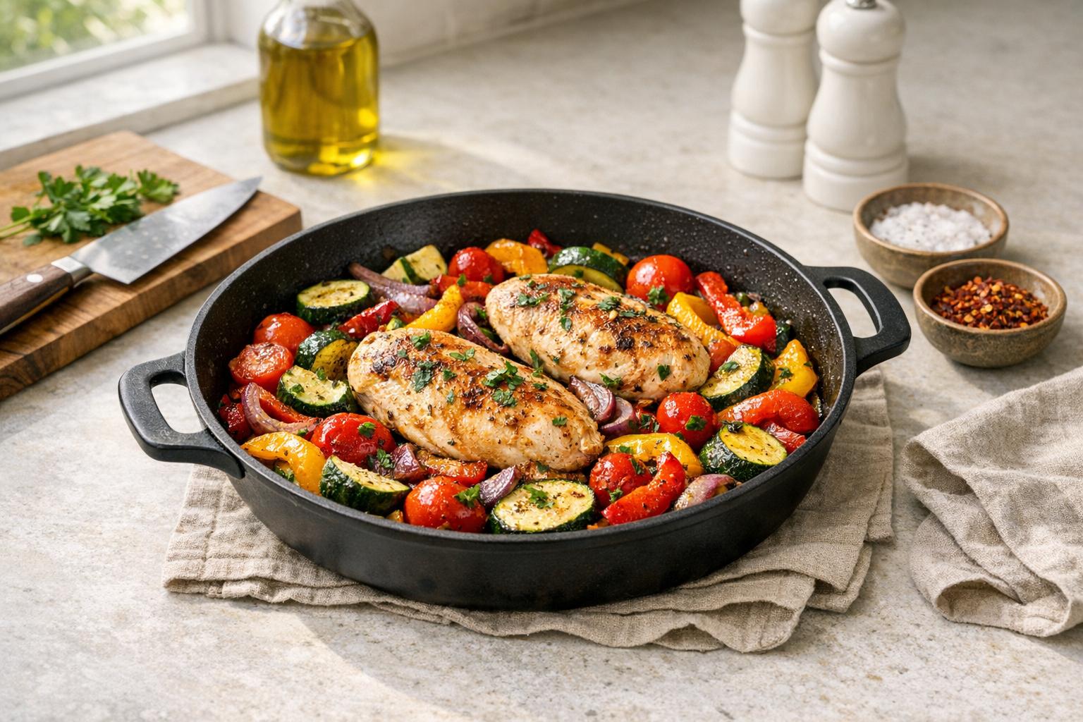 One-Pan High-Protein Meals That Actually Taste Good | Orange County — Train With Dave
