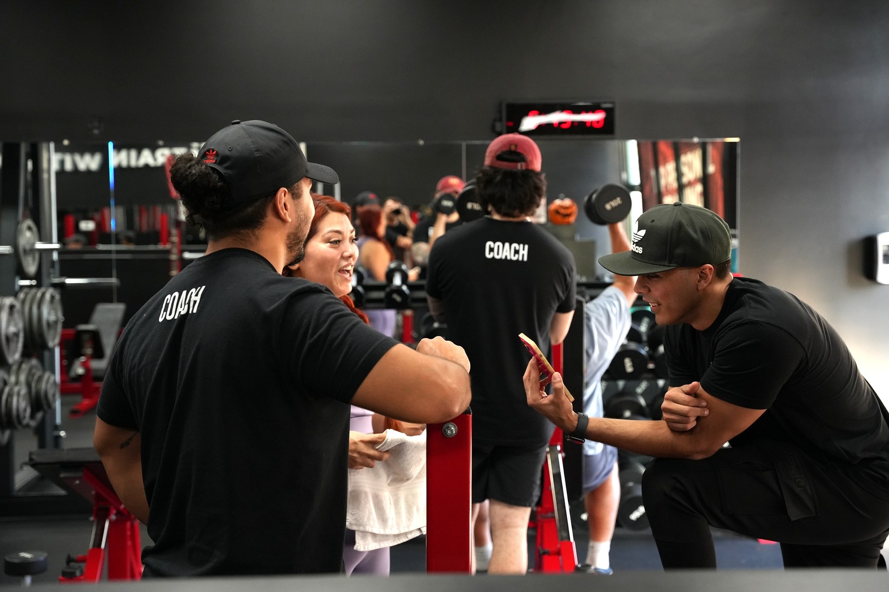 Train With Dave coaches with clients at the Irvine studio