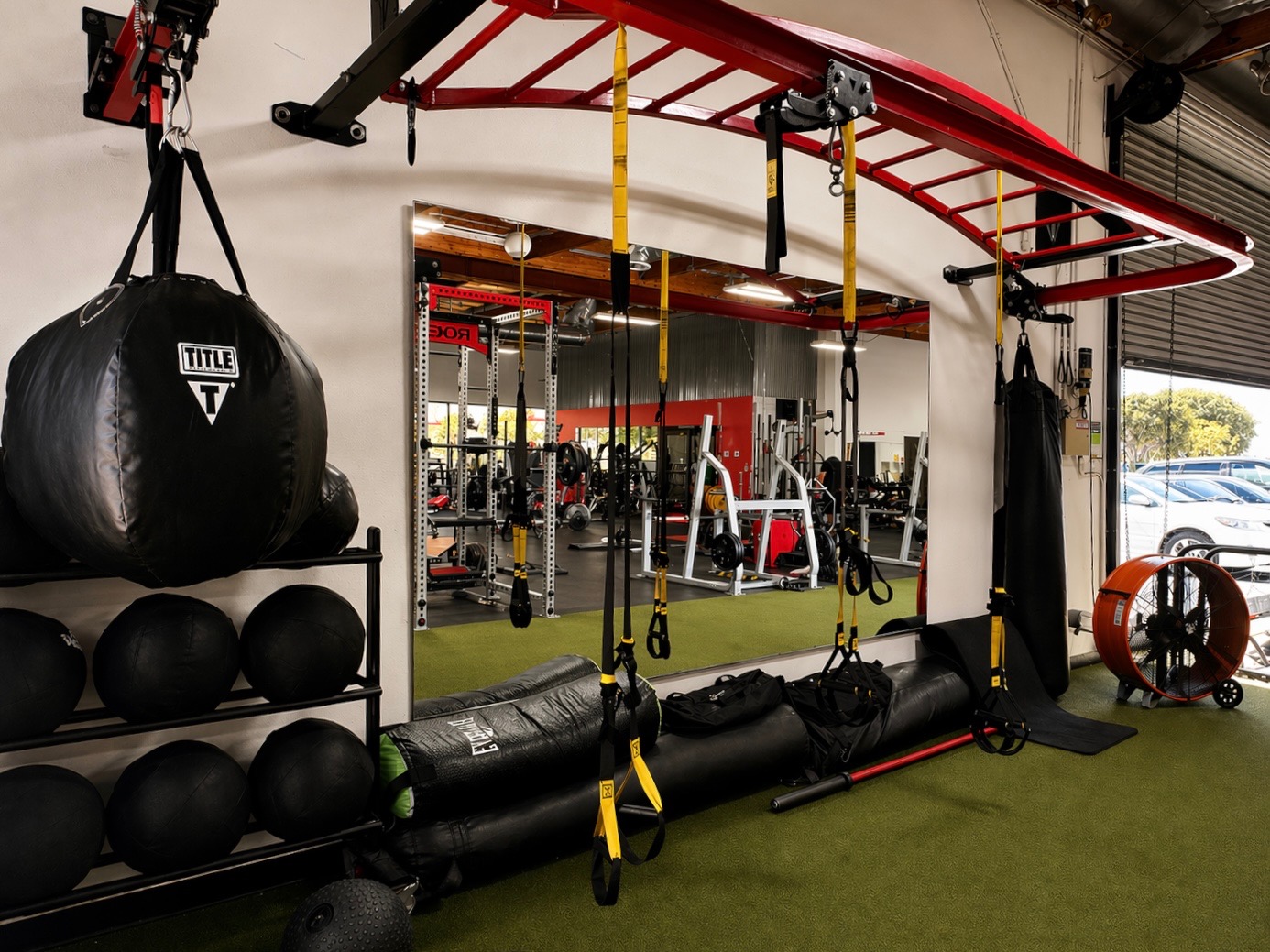 TRX functional training and boxing at Train With Dave Irvine