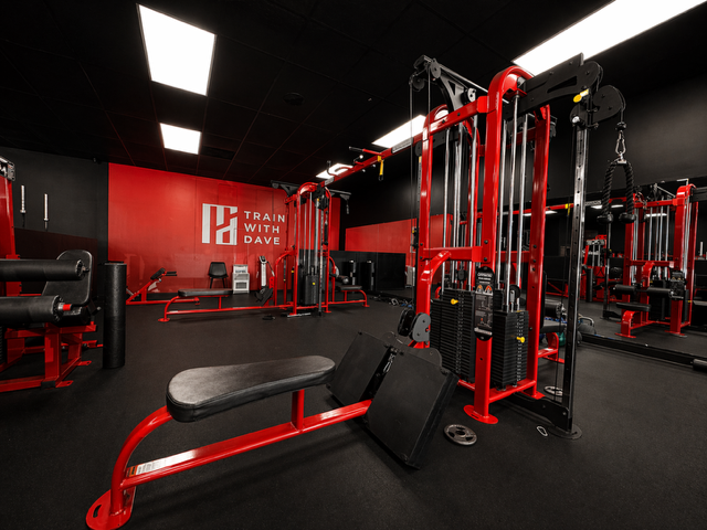 Premium cable machines and strength equipment at Train With Dave Orange CA