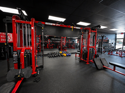 Kettlebell collection at Train With Dave Orange location