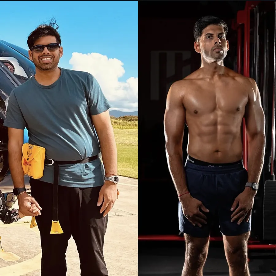 Raj before and after — Train With Dave