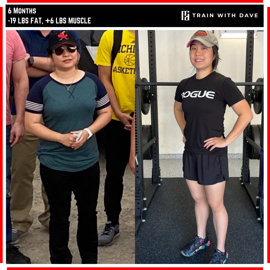 Talia before and after — reversed chronic back pain and metabolic damage